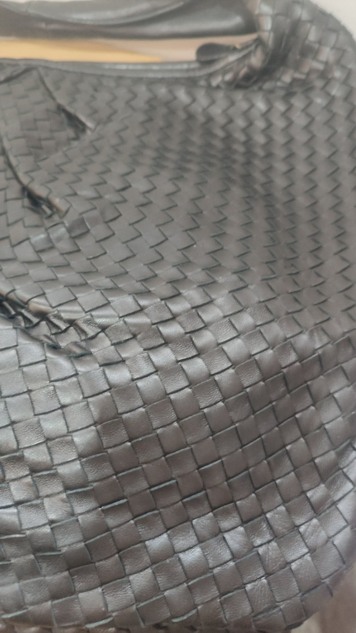 Bottega Veneta Intrecciato Hobo Maxi Bag Black