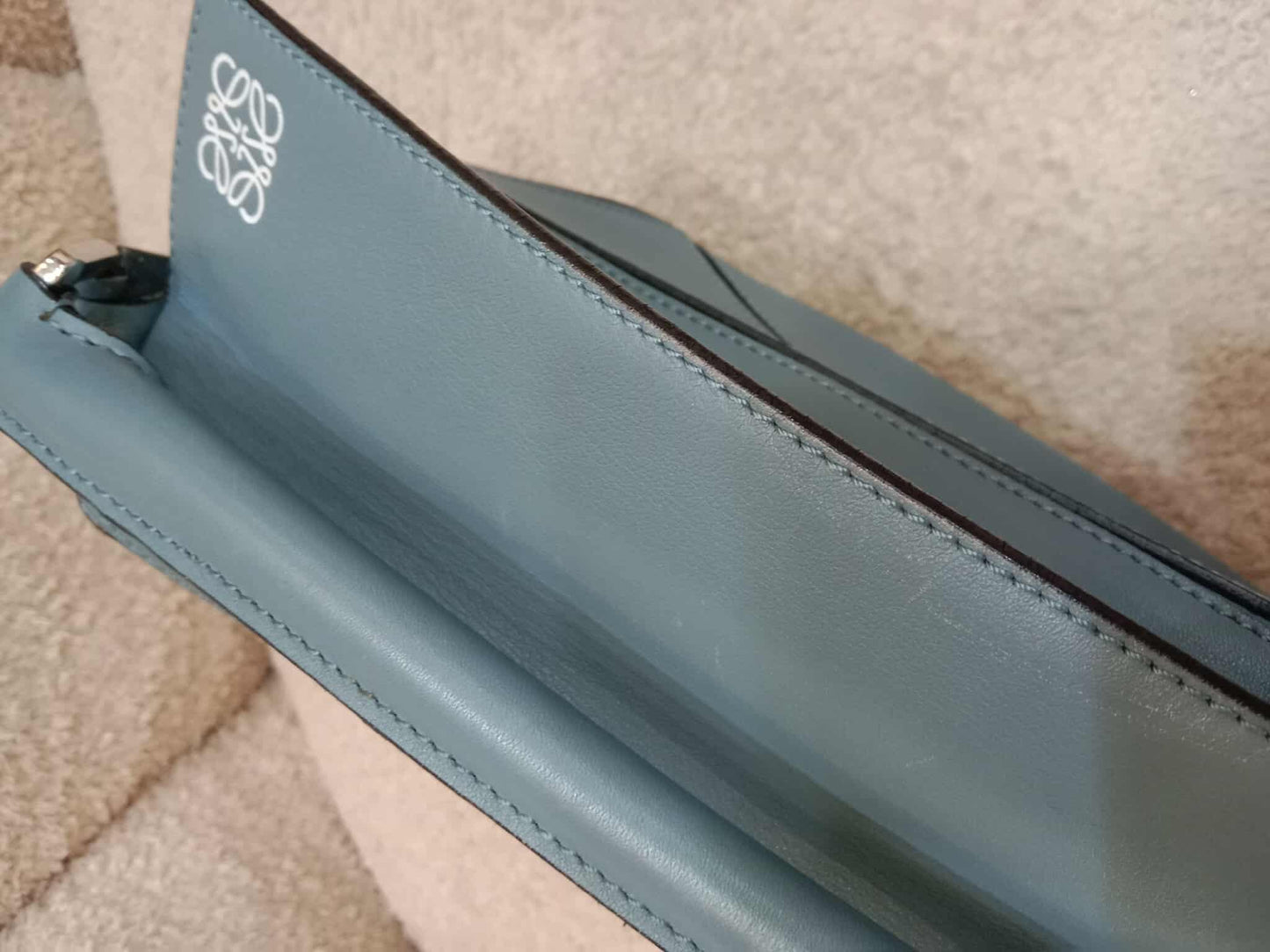 Loewe Puzzle Bag Small Blue