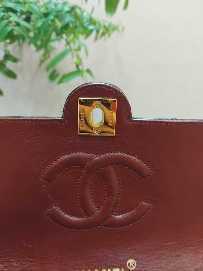 Chanel Circle Lock Flap Vintage CC Lambskin Black Series 1