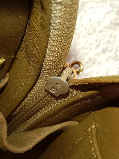 Chanel Vintage Suede Moon Bag Series 1