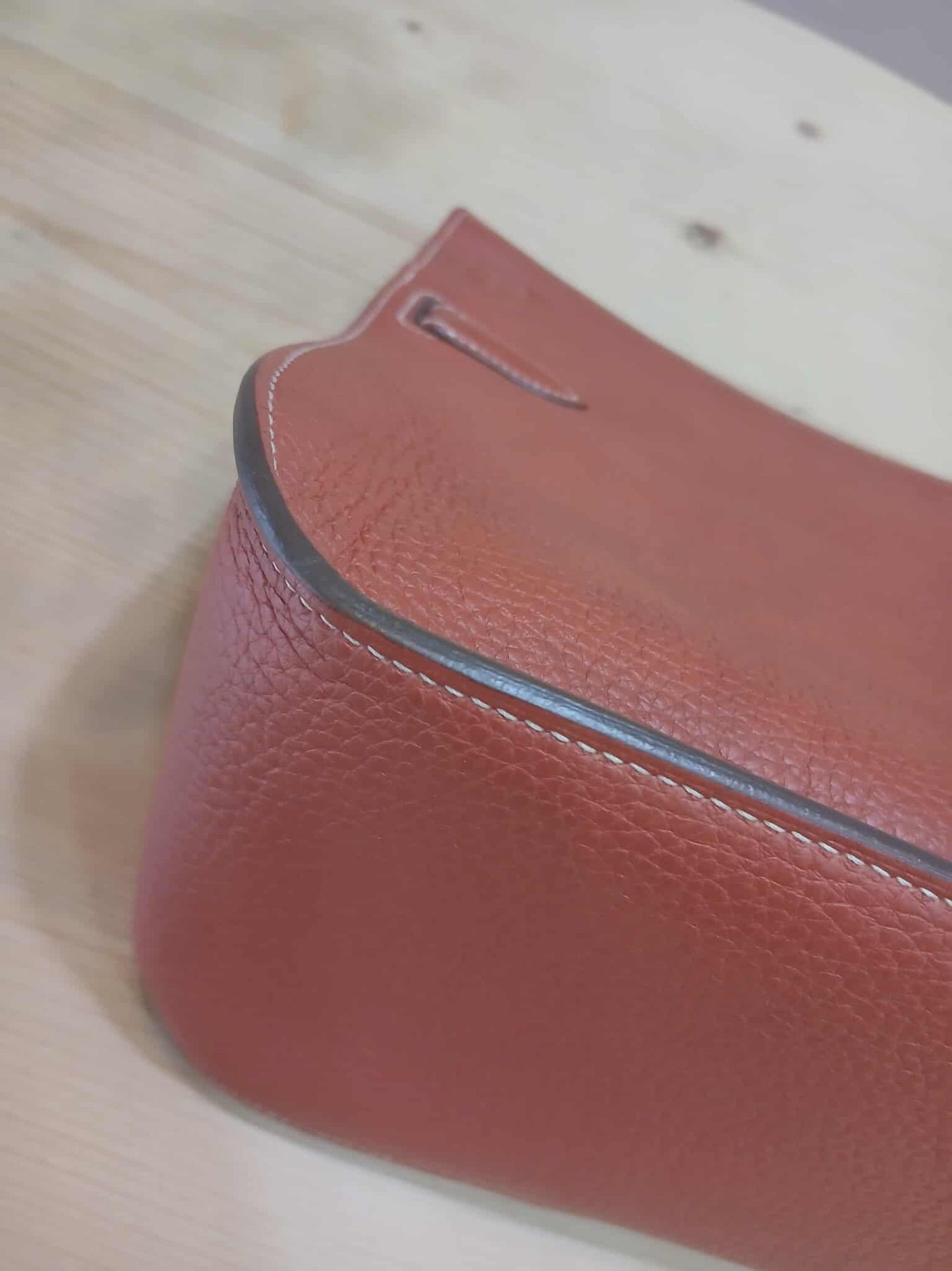 Hermes Jypserie 28 Clemence Rouge Venetian Stamp  P 2012