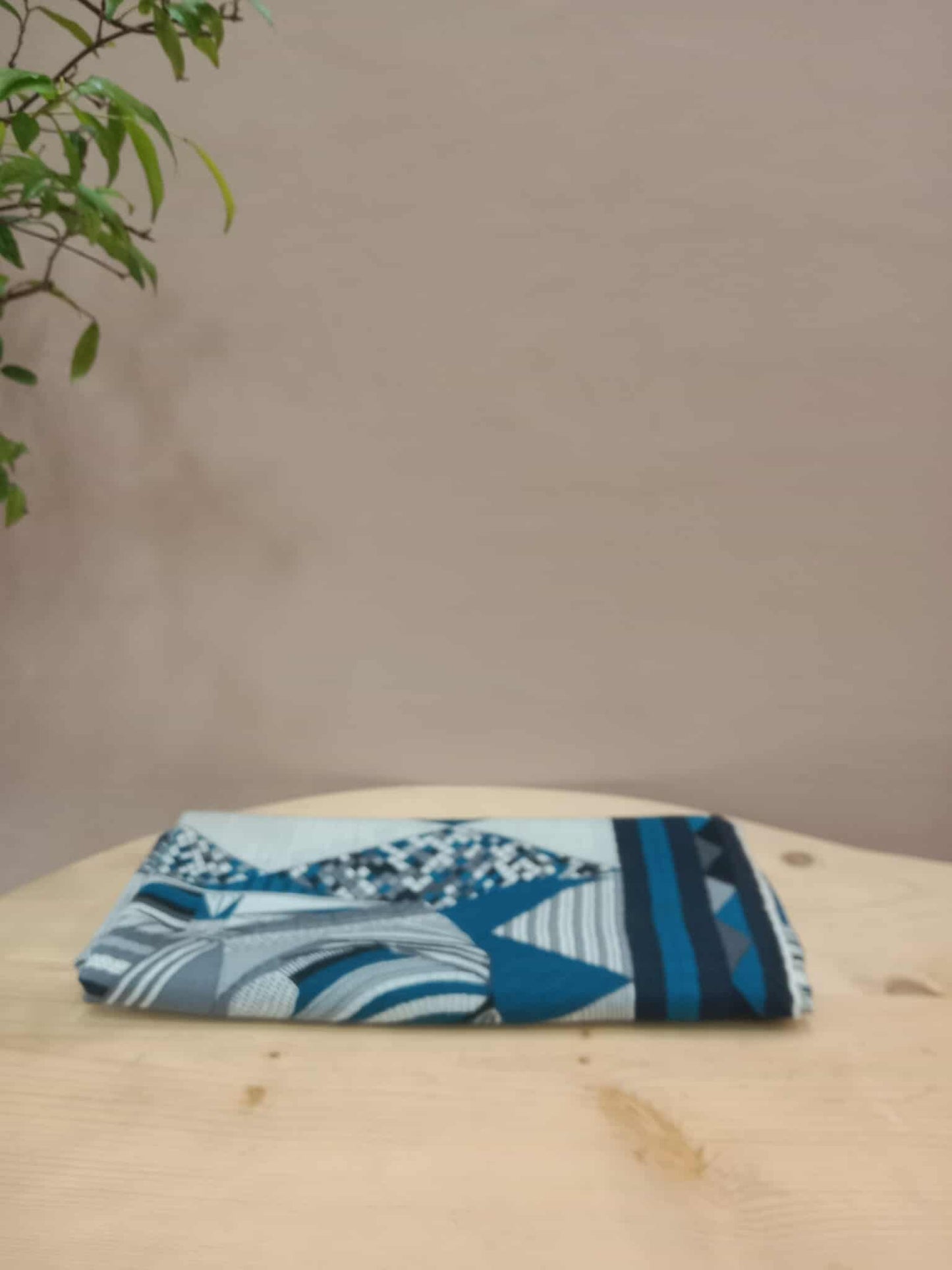 Hermes Horse Patchwork Blue 90 CM Scarf