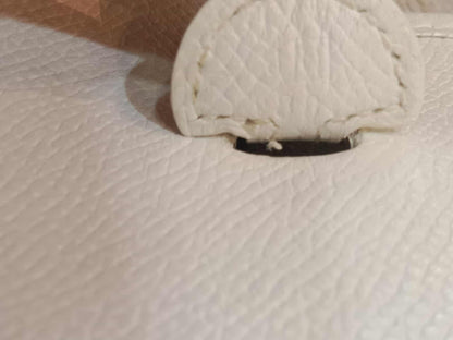 Hermes Evelyne TPM White Clemence Stamp O Square 2011