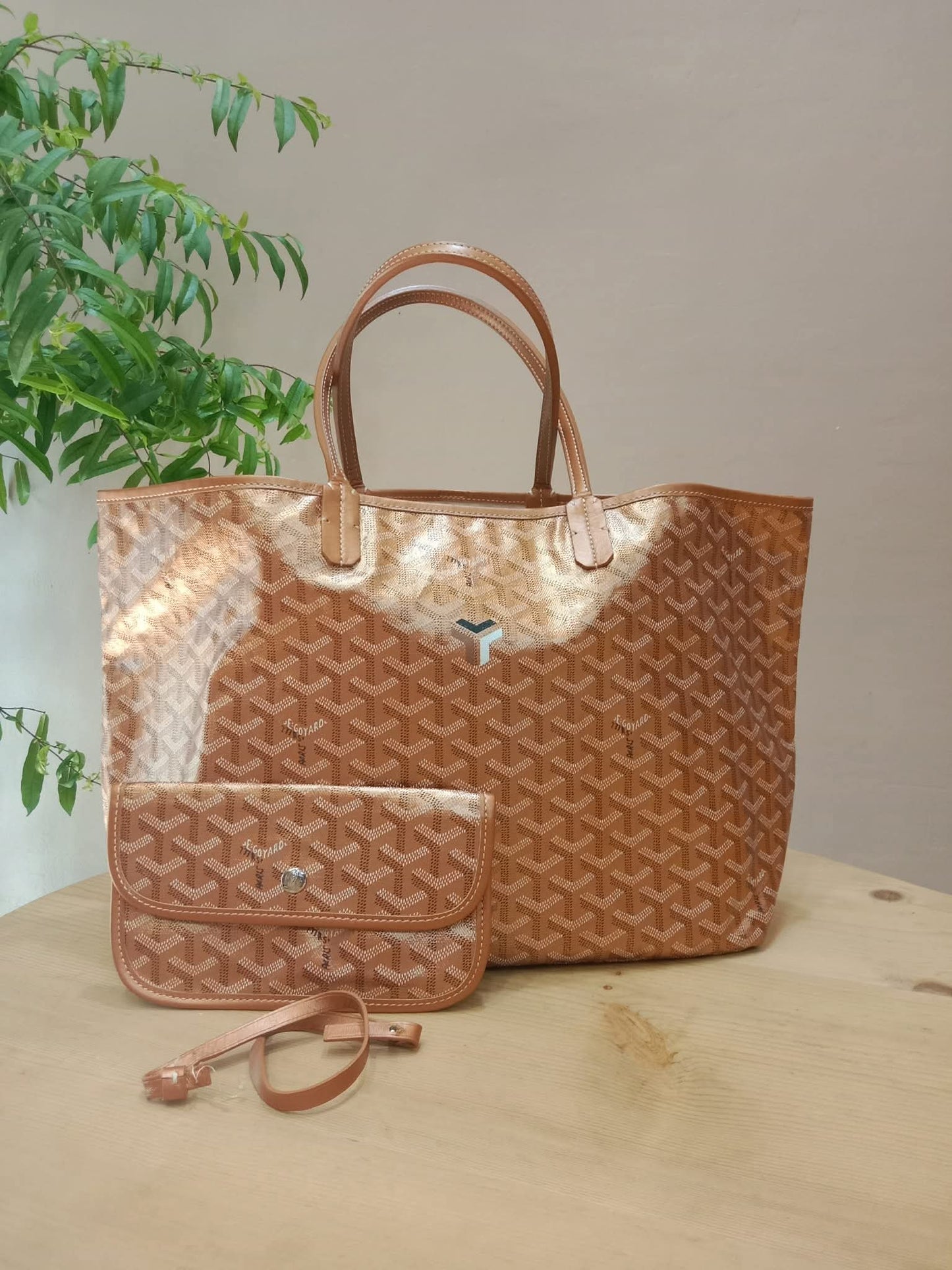 Goyard Saint Louis Limited Edition Rose Gold Tote Bag PM