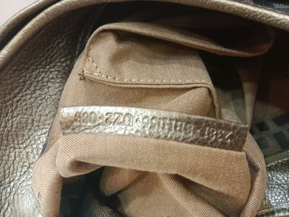 Fendi Zucca Canvas Trim Chef Shopper Tote Bag Brown