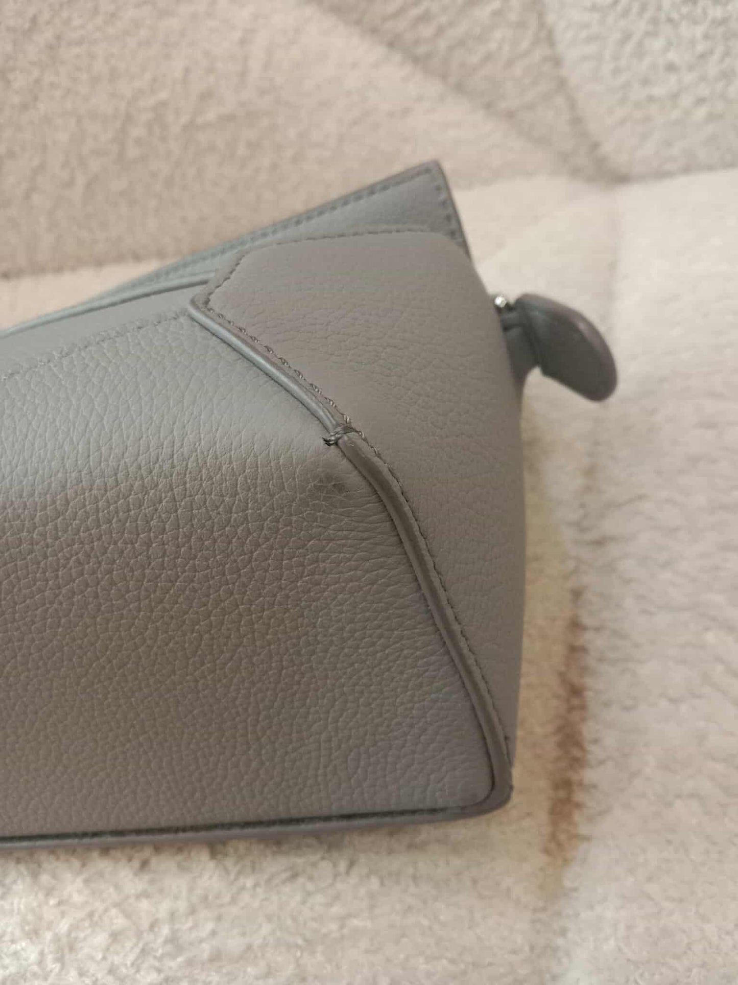 Loewe Puzzle Bag in Pearl Gray