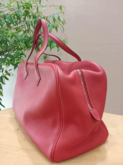 Hermes Victoria 43 Clemence Red Stamp R 2014
