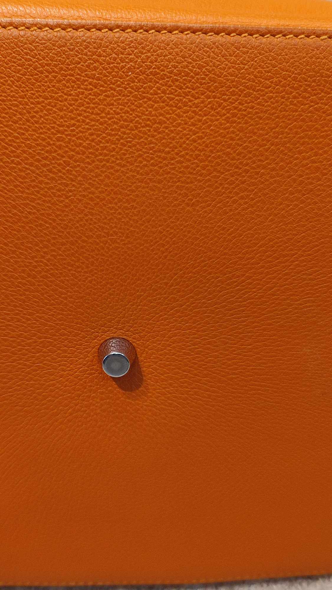 Hermes Toolbox 26 Poppy Orange Evercolor/Swift Stamp T 2015