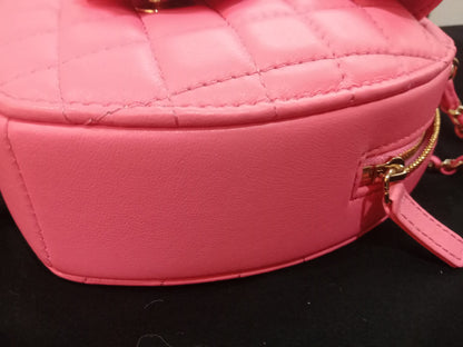 Chanel CC in Love Heart Bag Lambskin Pink Microchipped