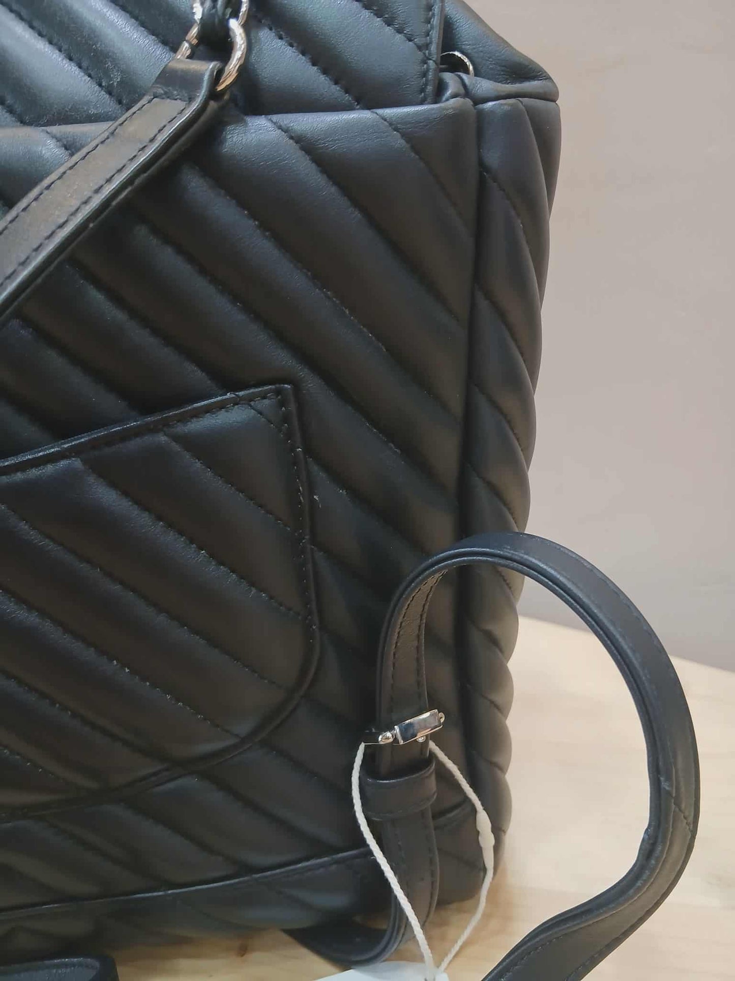 Chane Urban Spirit Backpack Chevron Lambskin Black Series 22