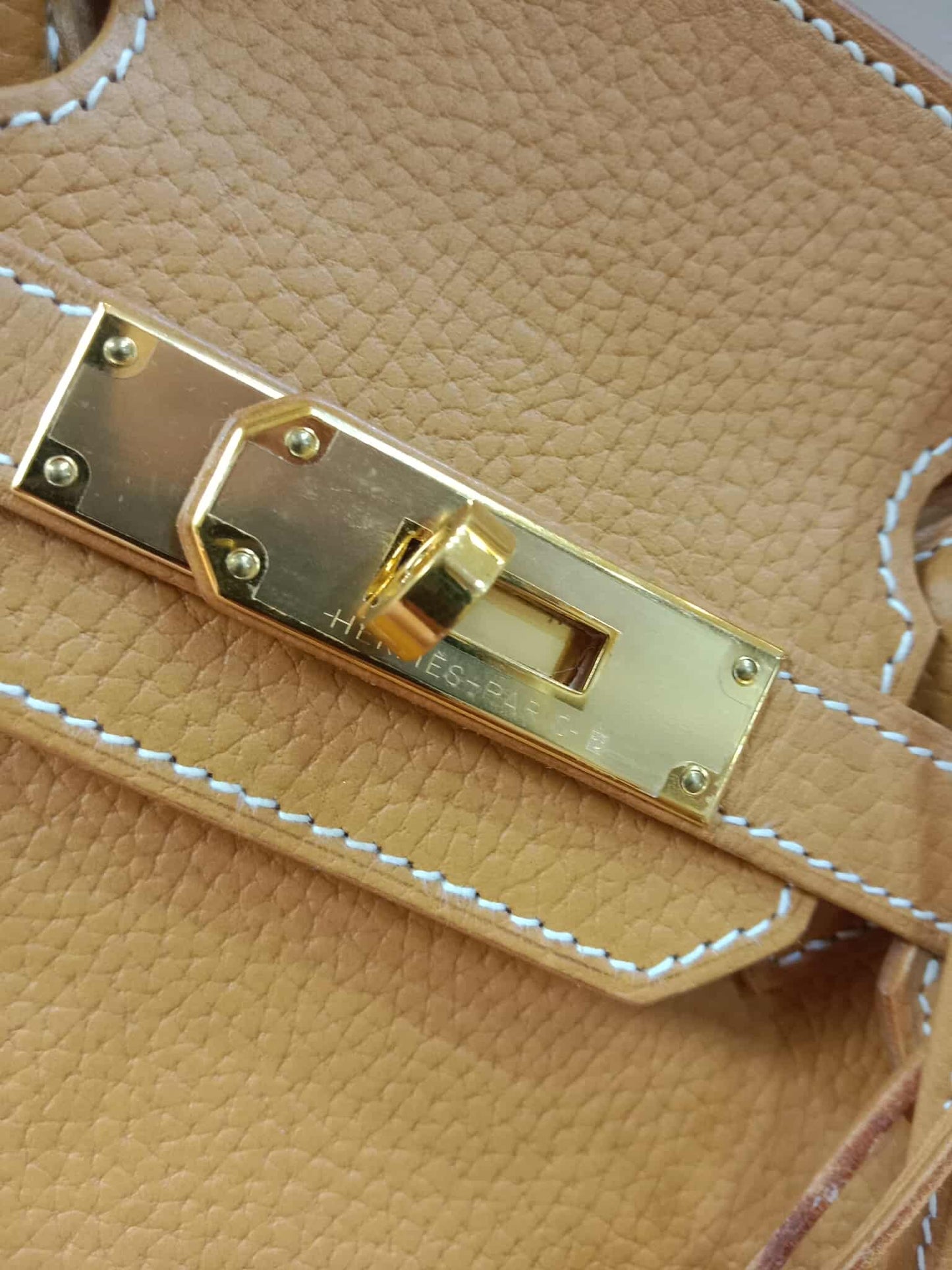 Hermes Birkin 30 Sellier Vache Naturelle Sable Grainee Stamp K 2025