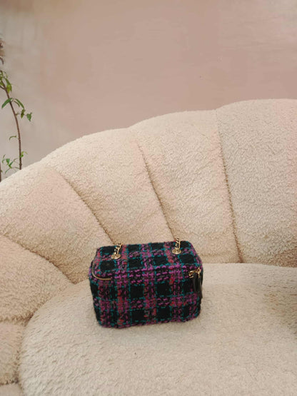 Chanel Tweed Vanity Multicolor Microchipped