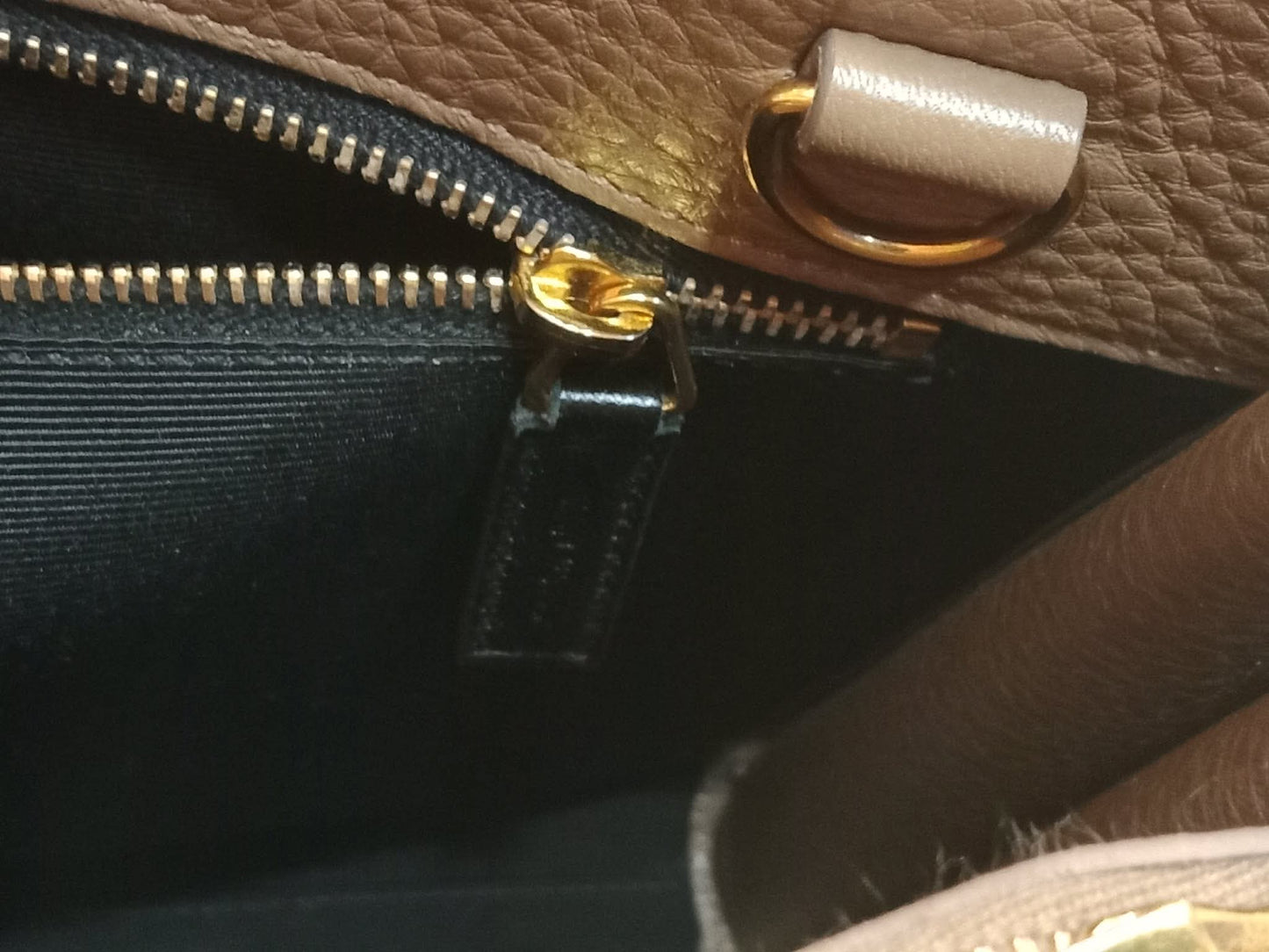 Saint Laurent Sac De Jour Taupe Grained Leather