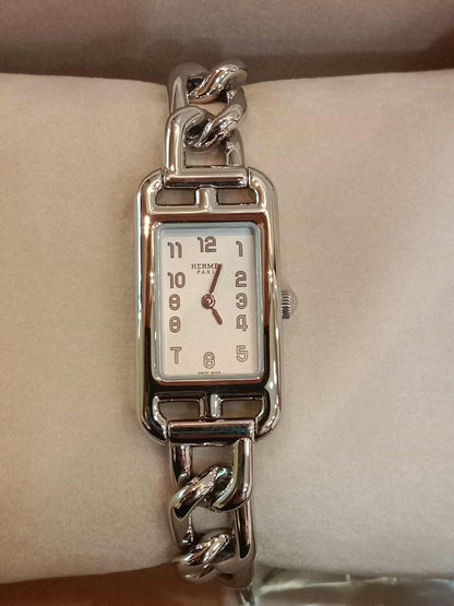 Hermes Nantucket Petit Quartz Watch Stainless Steel