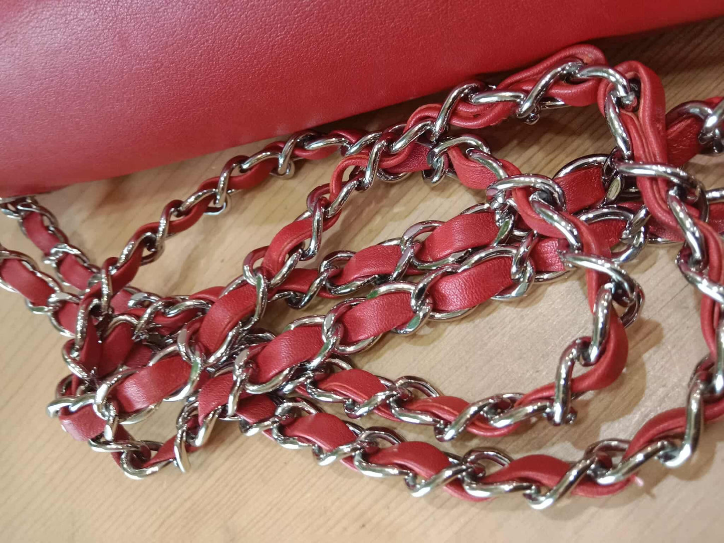 Chanel Mix Flap Messenger Bag Red Series 15