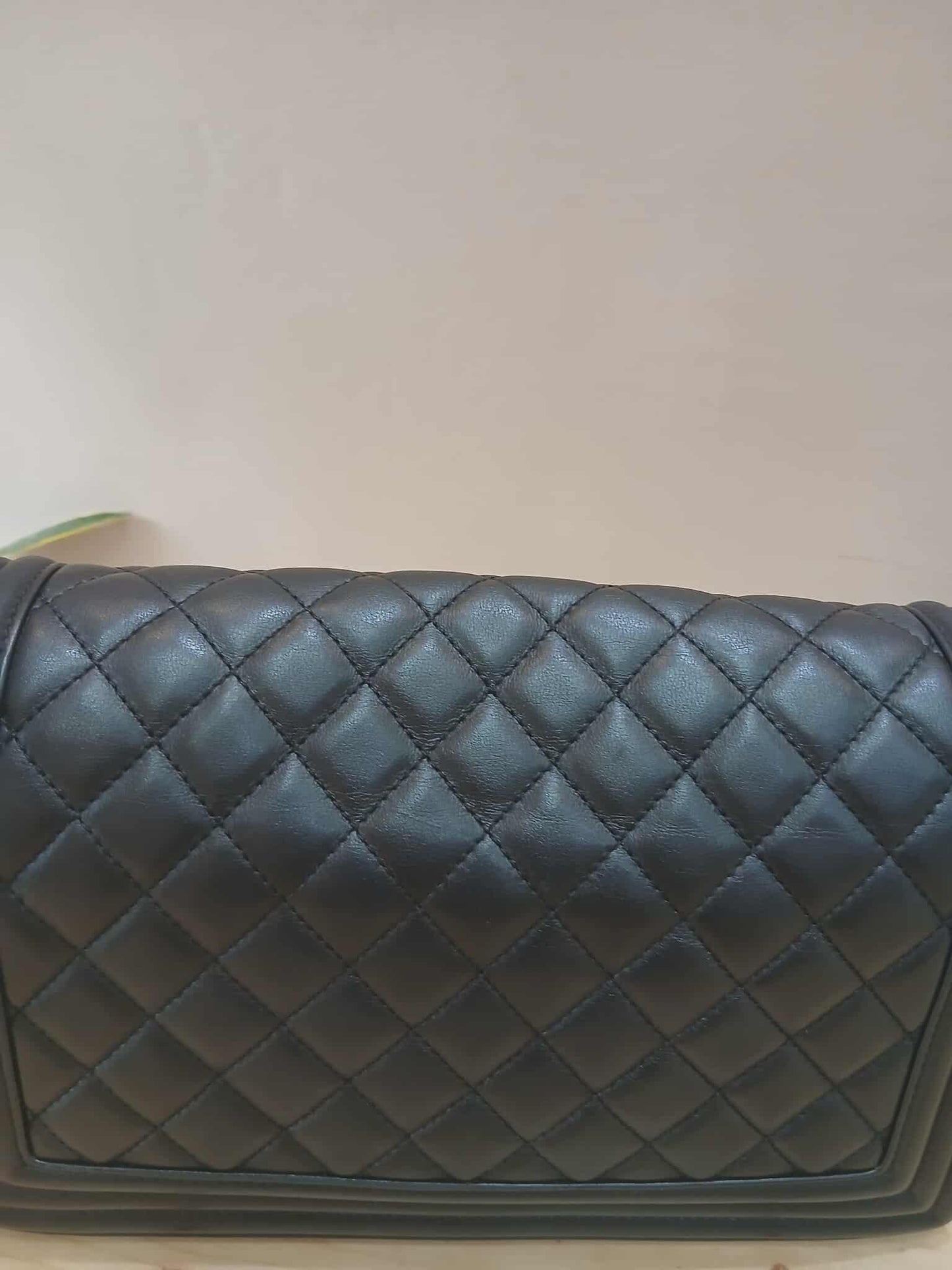 Chanel Leboy Lambskin Old Medium Black Microchipped