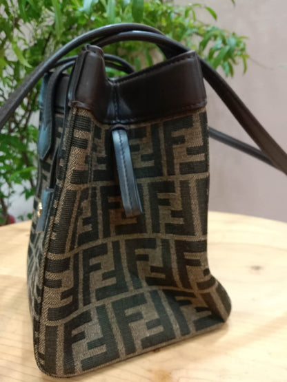 Fendi Origami Mini Bag Brown