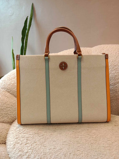 Tory Burch Blake Canvas Jumbo OS Totebag