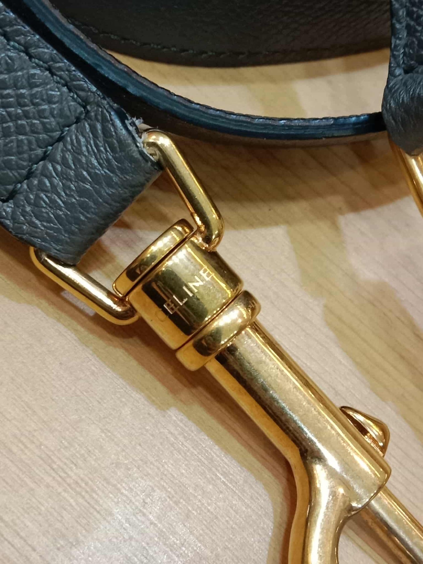 Celine Mini Belt Bag Grey in Grained Calfskin GHW