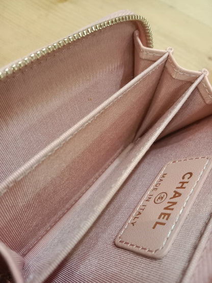Chanel 19 Wallet Lambskin Pink Series 29