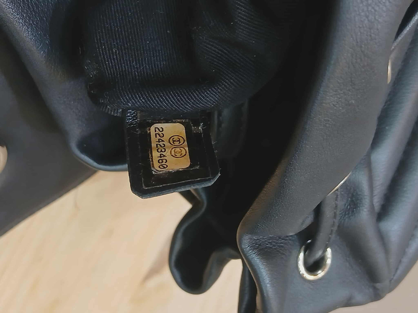 Chane Urban Spirit Backpack Chevron Lambskin Black Series 22