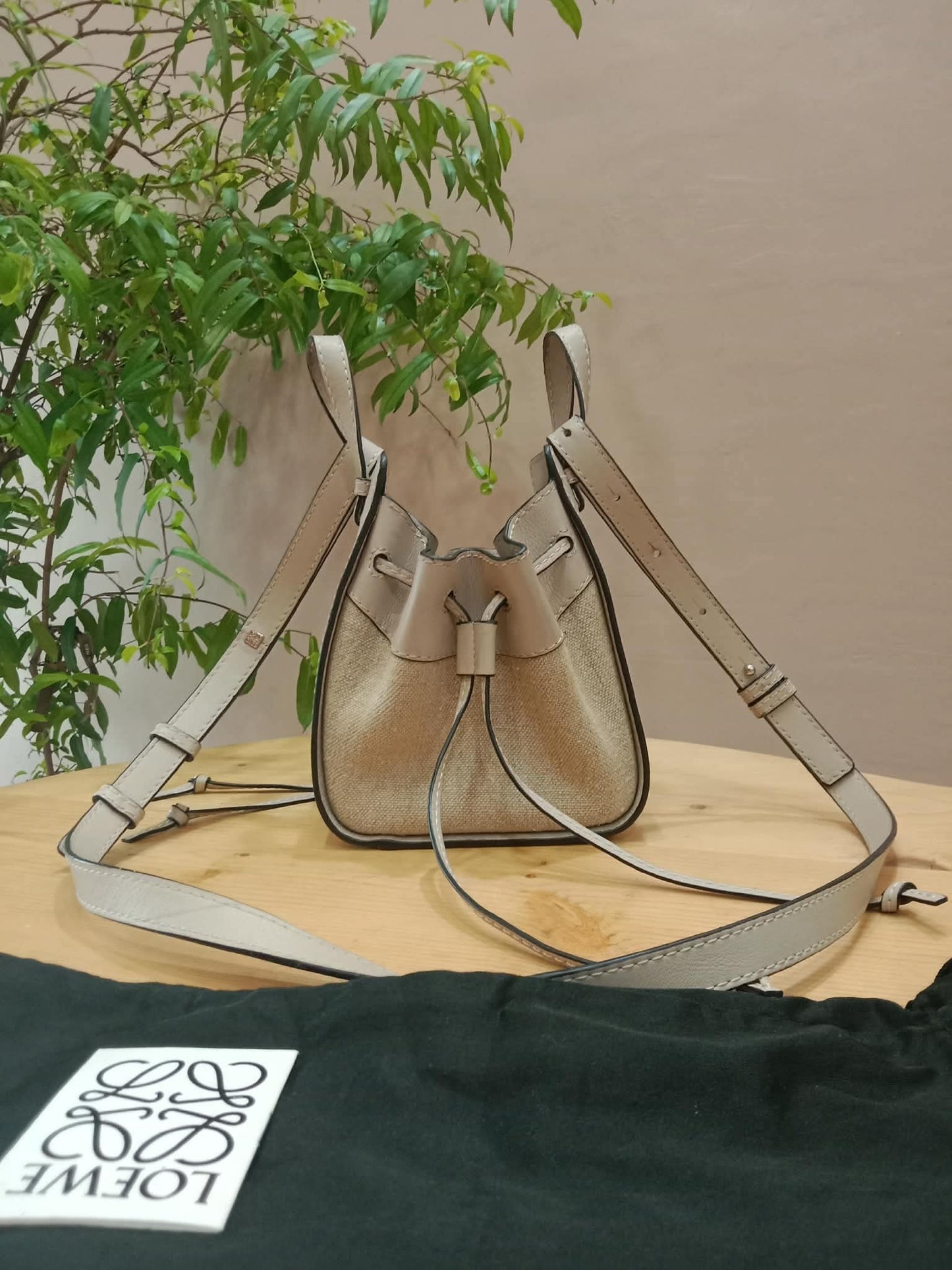 Loewe Hammock Bag Light Beige Mini