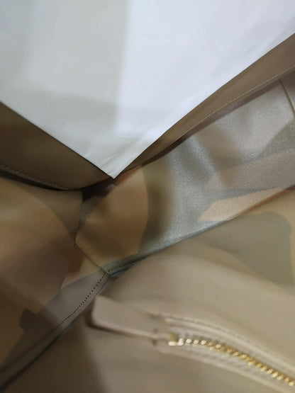 Chanel XXL Flap in Dark Beige Suede Microchipped