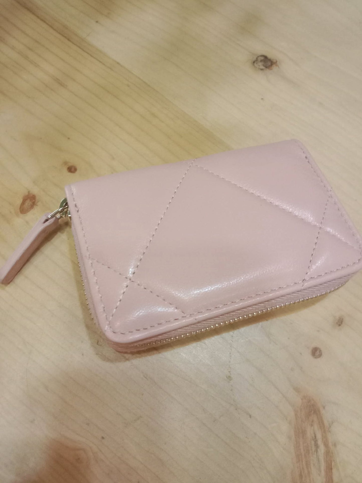 Chanel 19 Wallet Lambskin Pink Series 29