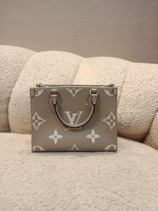 Louis Vuitton OTG Monogram Empreinte PM Tourterelle Brandnew Fullset