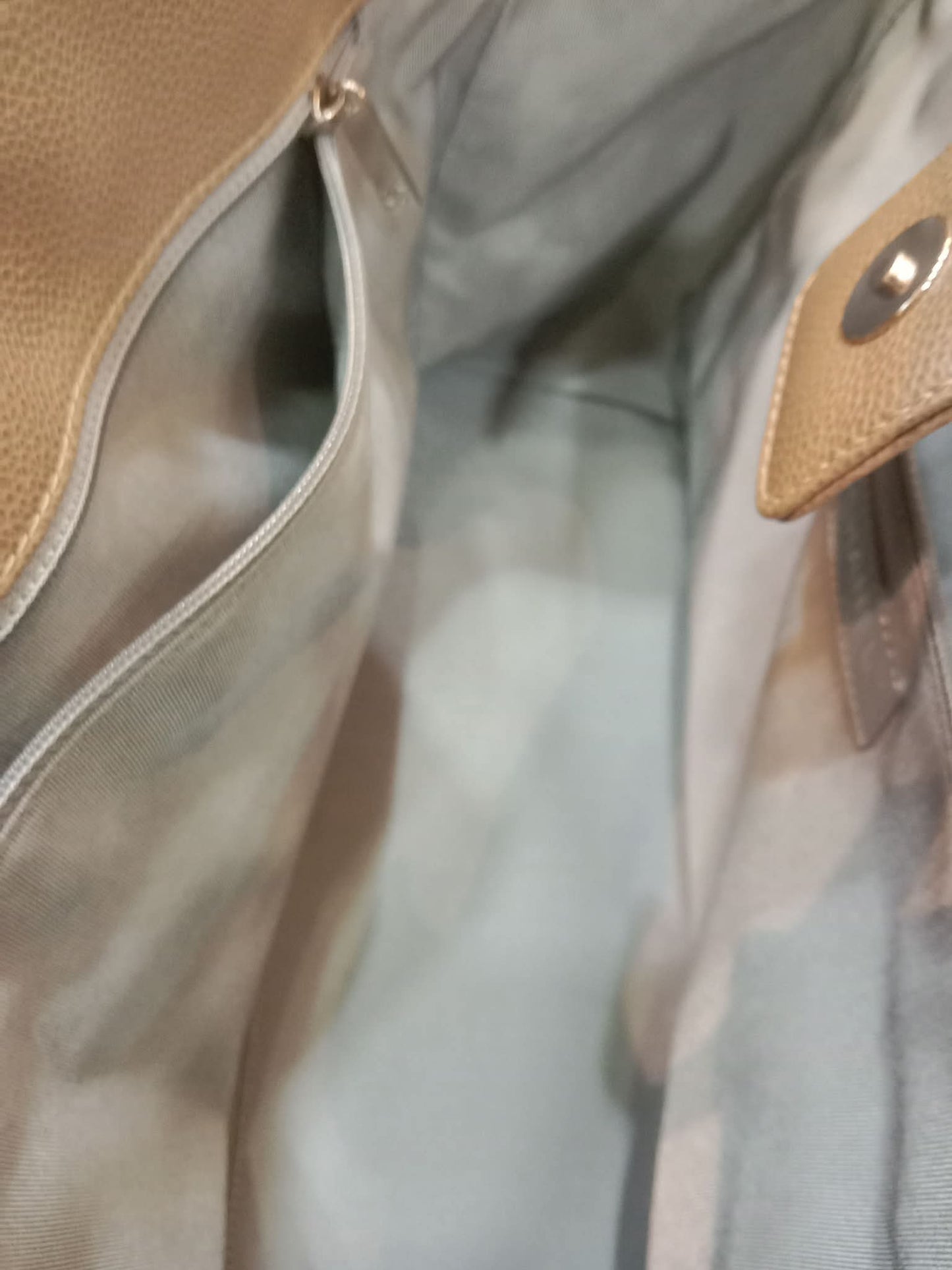 Chanel Cerf Executive Tote in Neutral Taupe Color CC Turnlock Closure Series 17