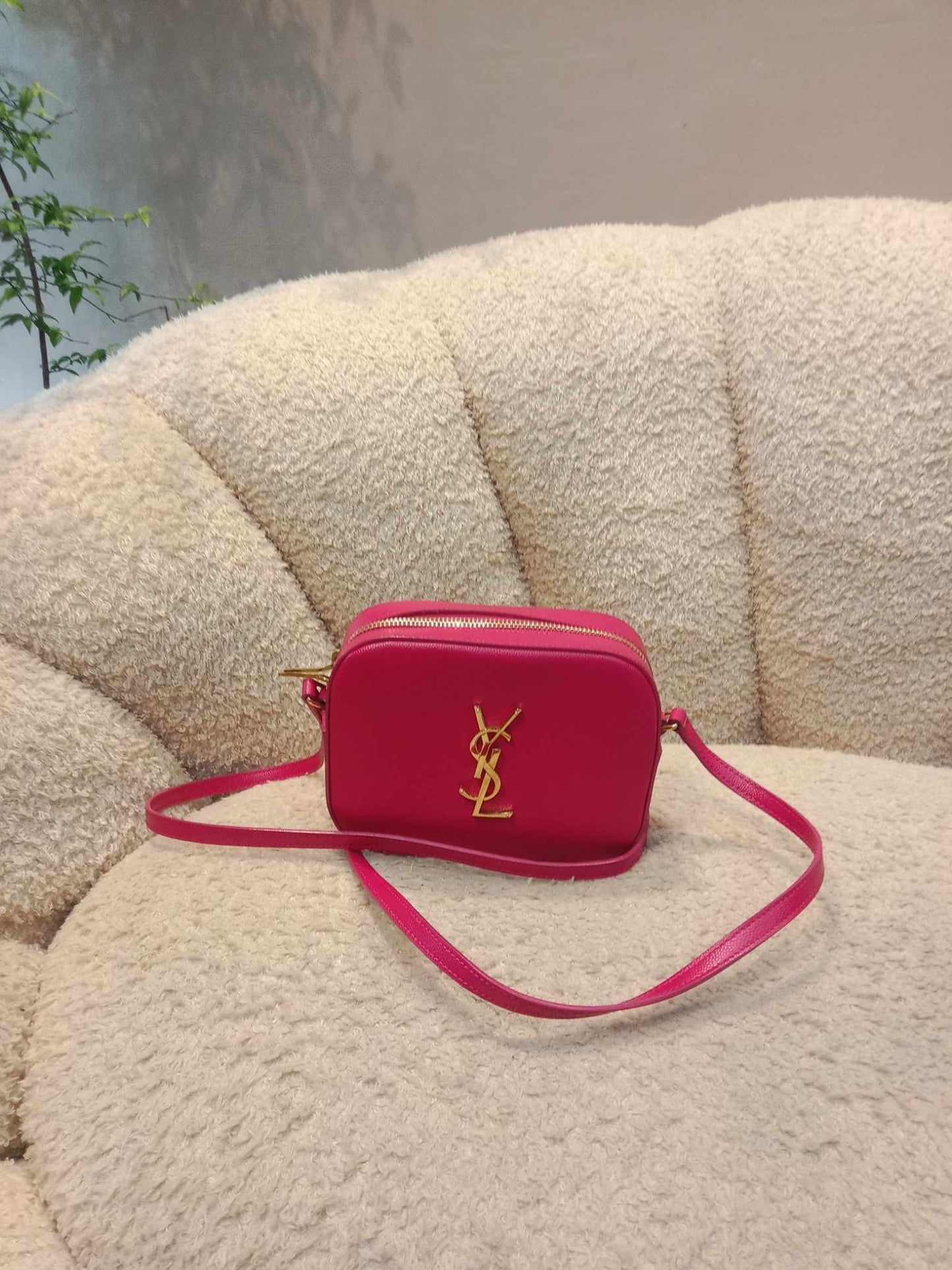 YSL Classic Monogram Camera Bag Pink