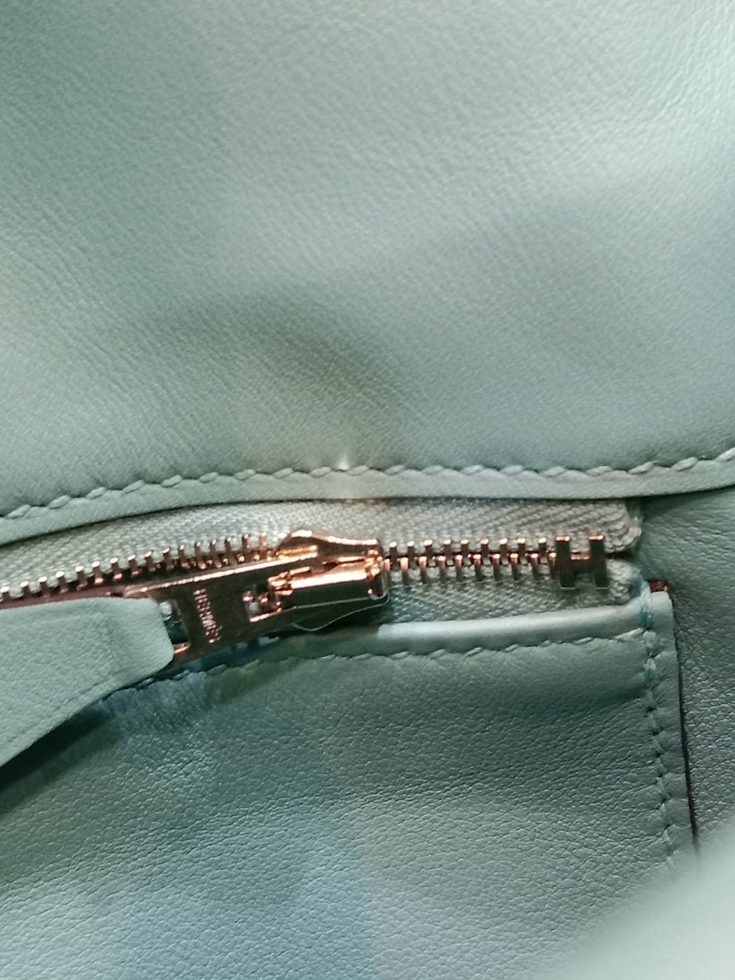 Hermes Berlin Mini Bleu Atoll Swift Stamp T 2015