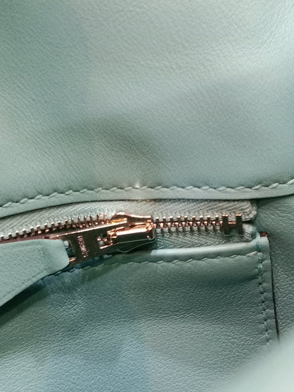 Hermes Berlin Mini Bleu Atoll Swift Stamp T 2015