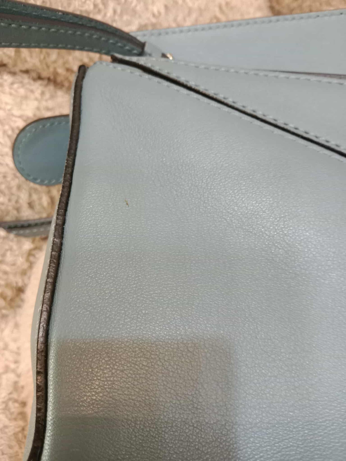 Loewe Puzzle Bag Small Blue