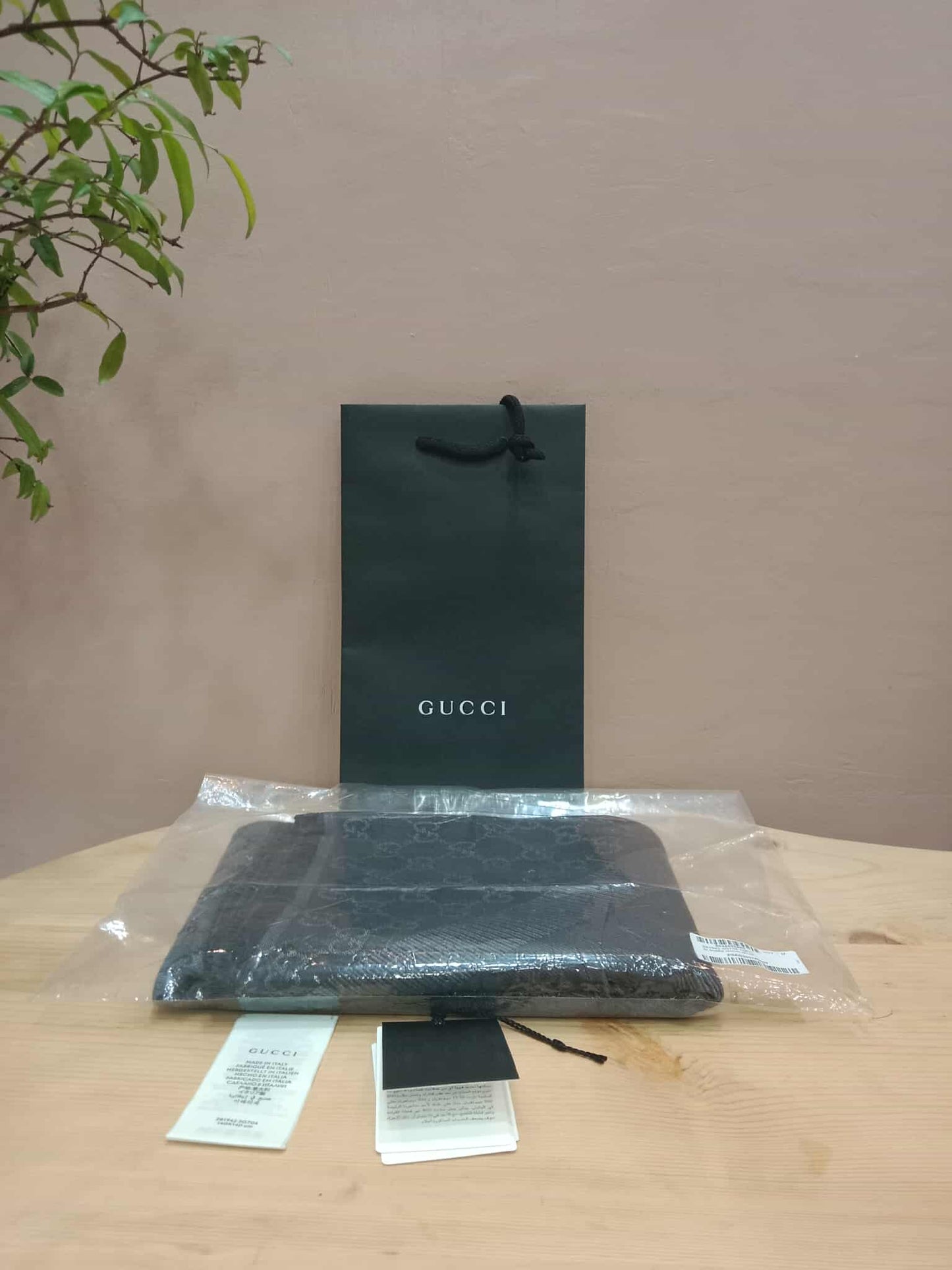 Gucci Black Scarf