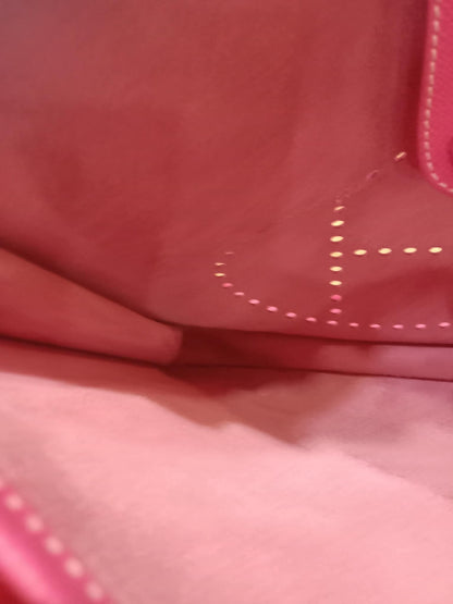 Hermes Evelyne Pink Epsom PM Stamp O Square 2011