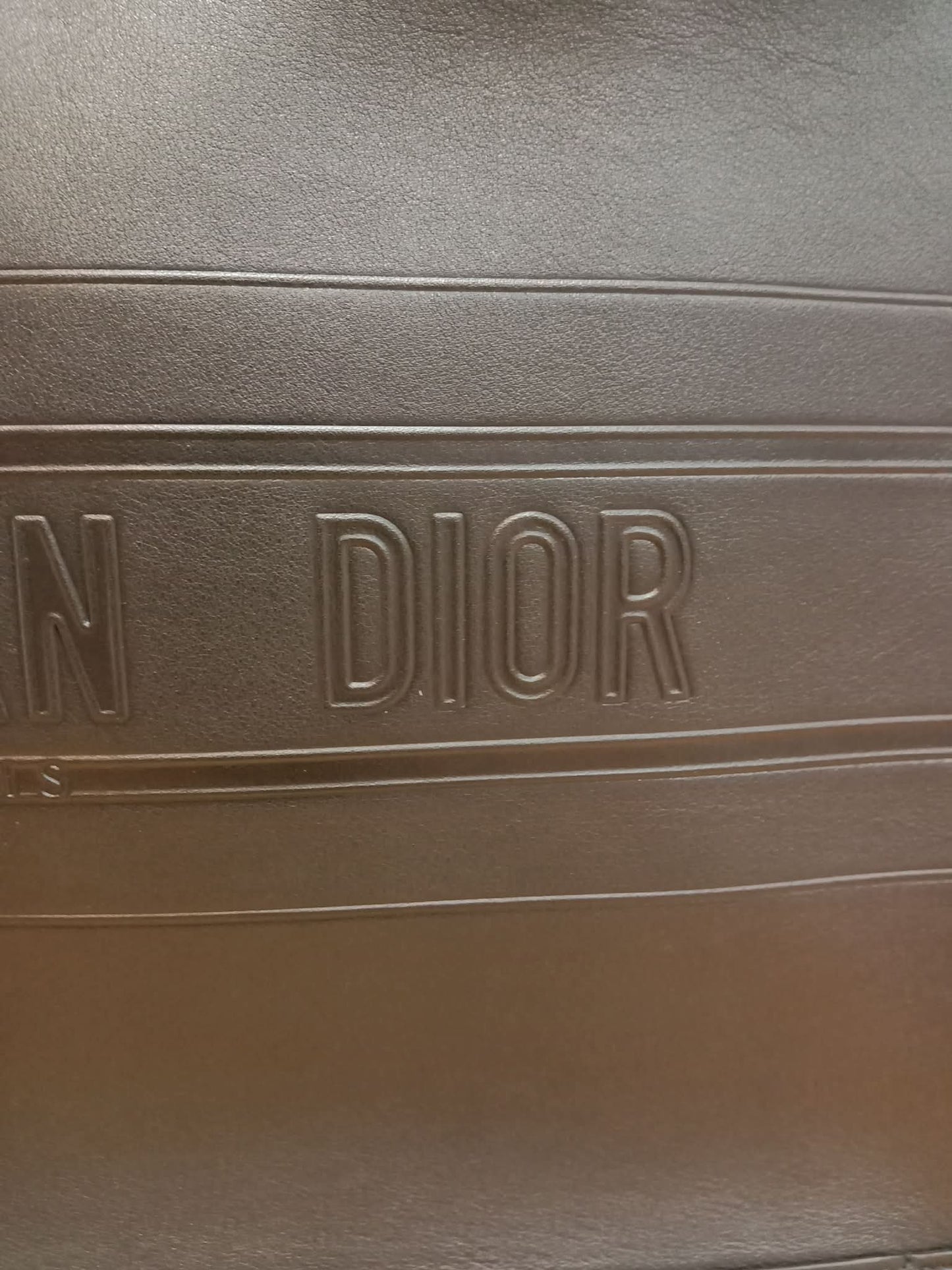 Christian Dior Book Tote Calfskin Medium Black PM