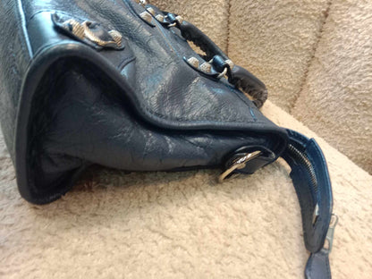 Balenciaga City Bag Medium Dark Blue