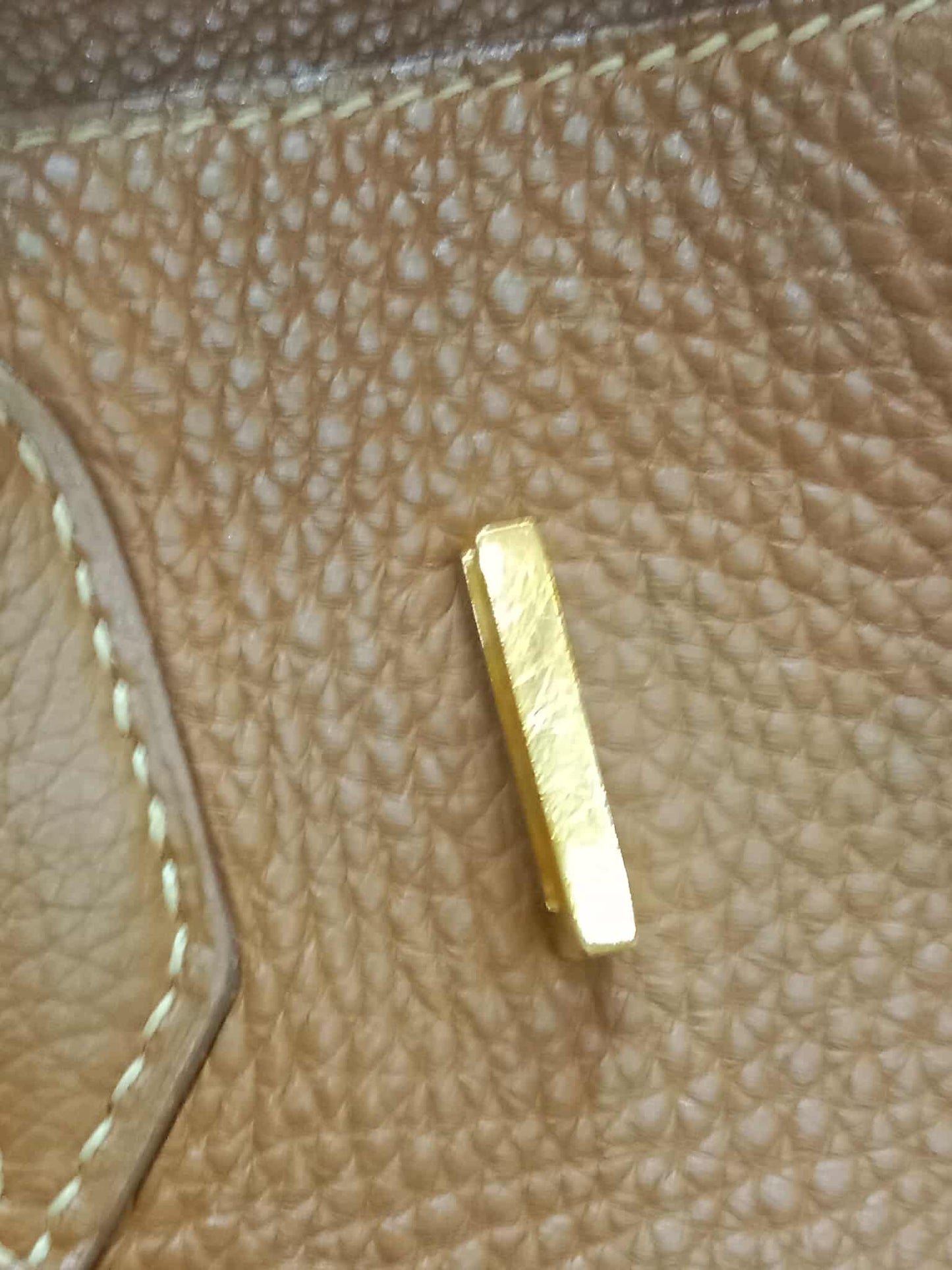 Hermes Birkin 30 Gold on Gold Clemence Stamp E Square 2001