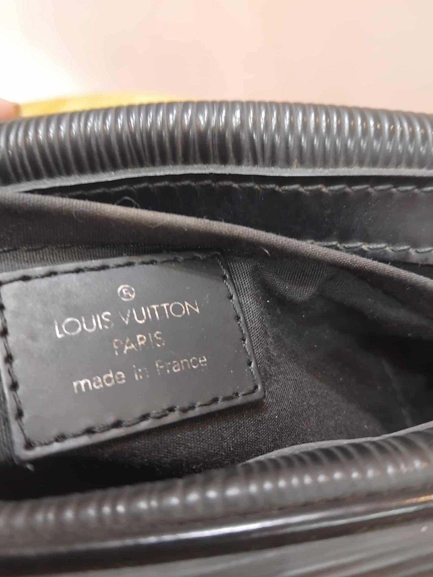 Louis Vuitton Bowling Montaige Epi Black PM