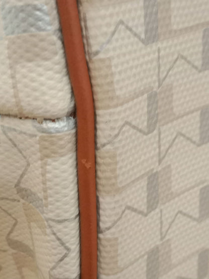 Moynat Paris Oh! Tote Ruban Monogram Canvas Beige