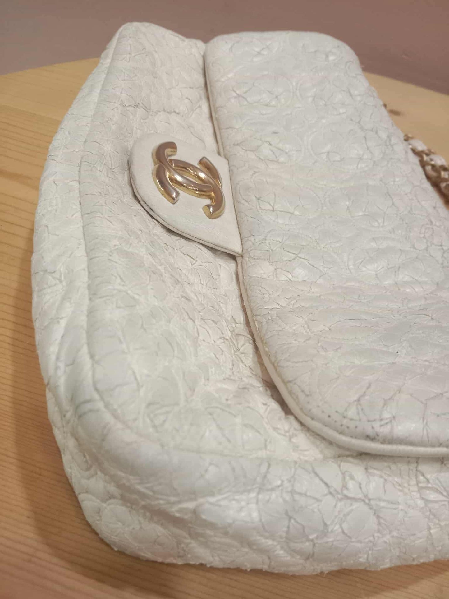 Chanel Rock in Moscow Flap Bag from the Pre-Fall Cream White Flap Bag Series 12