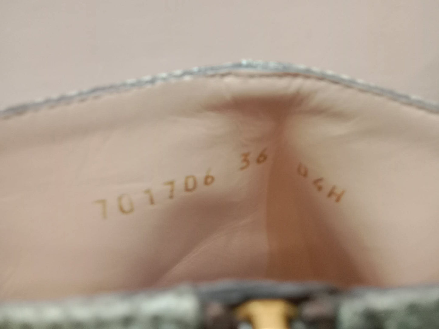 Gucci Blondie GG Supreme ankle Boots GG Medallion Size 26