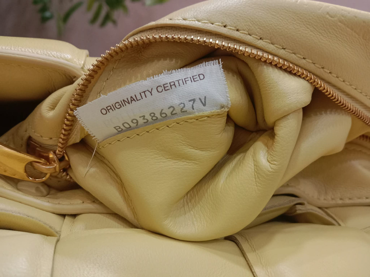 Bottega Veneta Chain Cassette Shoulder Bag Yellow