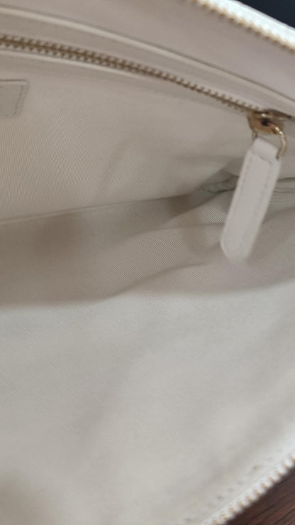 Chanel OCase Croc Embossed White Series 28