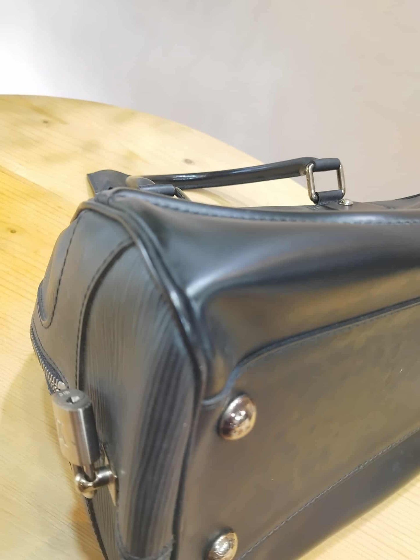 Louis Vuitton Bowling Montaige Epi Black PM