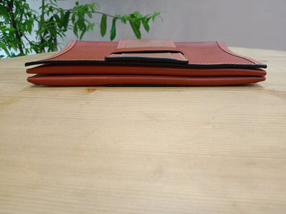 Hermes H Passant Clutch Bicolor Stamp Z 2021