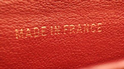 Chanel Vintage Envelope Wallet Red Lambskin Series 3