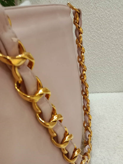 Chanel Vintage Timeless Tote Light Pink Lambskin Series 3