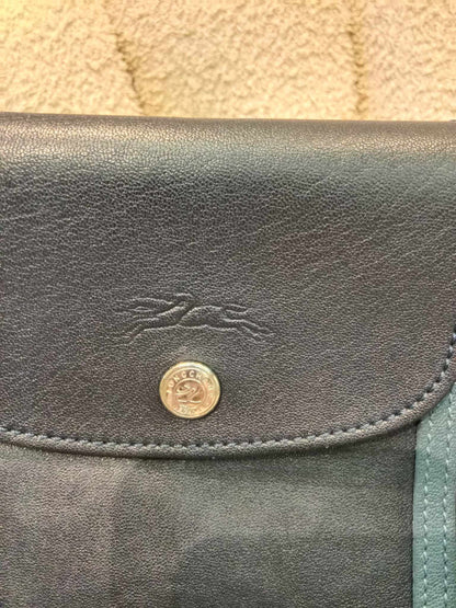 Longchamp Leather Blue Medium Limited Edition Bag